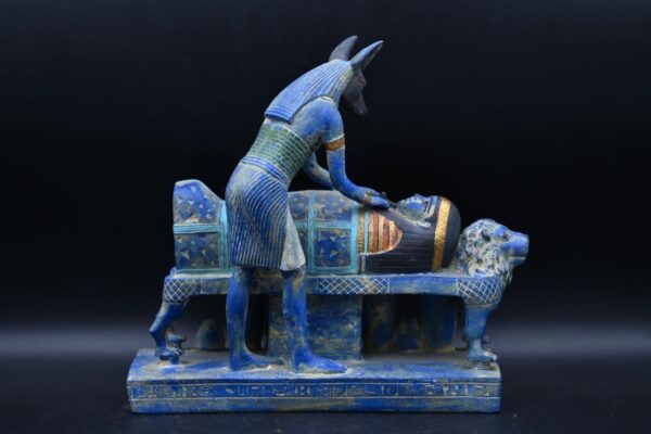 Egyptian Anubis Statue: God of Mummification Sculpture - صورة إضافية 6