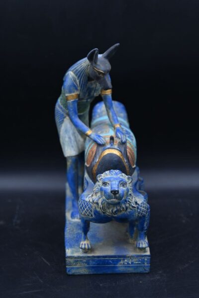 Egyptian Anubis Statue: God of Mummification Sculpture - صورة إضافية 8