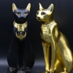 Egyptian Bastet Cat Statue, Goddess of Protection, Home Decor - صورة إضافية 2