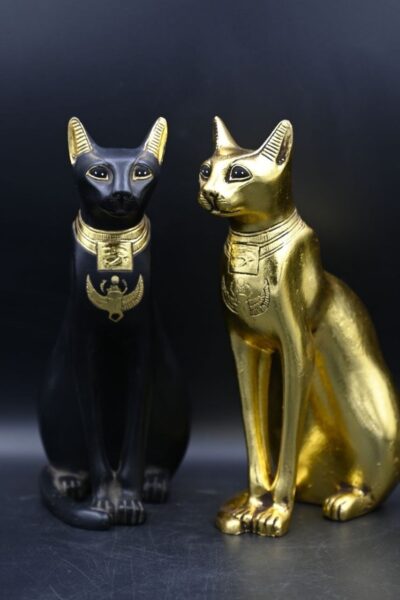 Egyptian Bastet Cat Statue, Goddess of Protection, Home Decor - صورة إضافية 2