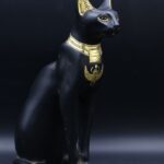 Egyptian Bastet Cat Statue, Goddess of Protection, Home Decor - صورة إضافية 3