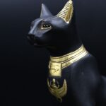 Egyptian Bastet Cat Statue, Goddess of Protection, Home Decor - صورة إضافية 4