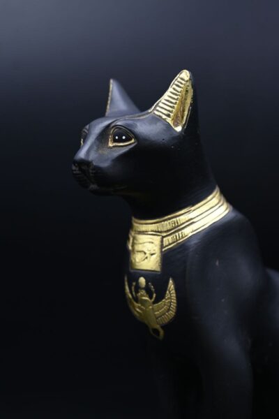 Egyptian Bastet Cat Statue, Goddess of Protection, Home Decor - صورة إضافية 4