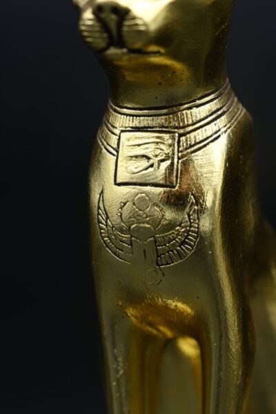 Egyptian Bastet Cat Statue, Goddess of Protection, Home Decor - صورة إضافية 5
