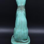 Egyptian Bastet Cat Statue, Hollow Stone Goddess Sculpture, 15.7 inch - صورة إضافية 2