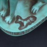 Egyptian Bastet Cat Statue, Hollow Stone Goddess Sculpture, 15.7 inch - صورة إضافية 8
