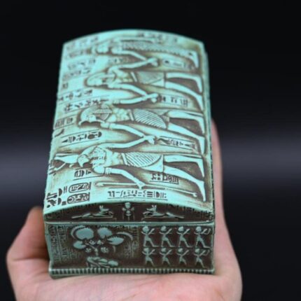 Egyptian Box: Ancient Gods Replica, Solid Stone - صورة إضافية 2