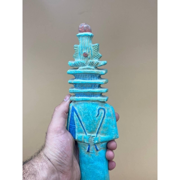 Egyptian Djed Pillar Replica: Symbol of Stability & Good Life - صورة إضافية 8
