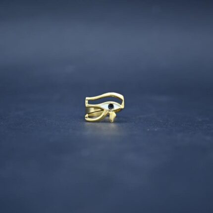 Egyptian Eye of Horus Ring, Ancient Symbol, Handmade in Egypt