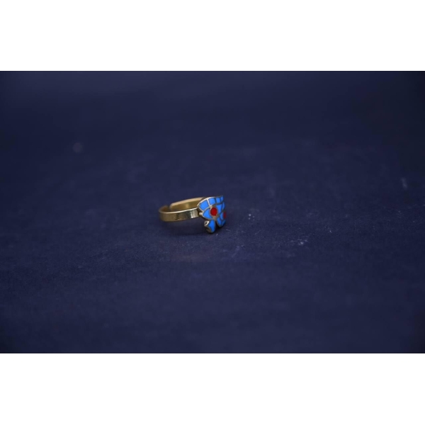 Egyptian Eye of Horus Ring: Ancient Symbol, Handmade in Egypt
