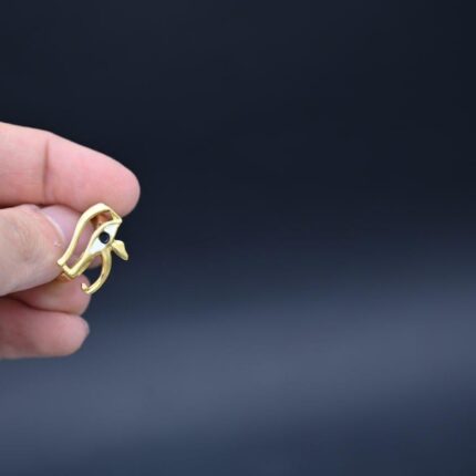 Egyptian Eye of Horus Ring, Ancient Symbol, Handmade in Egypt