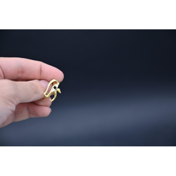 Egyptian Eye of Horus Ring, Ancient Symbol, Handmade in Egypt