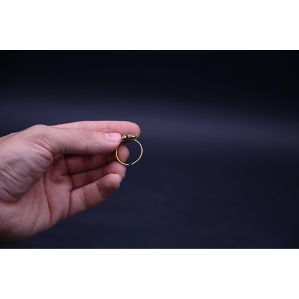 Egyptian Eye of Horus Ring: Ancient Symbol, Handmade in Egypt