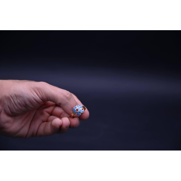 Egyptian Eye of Horus Ring: Ancient Symbol, Handmade in Egypt