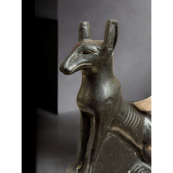 Egyptian God Seth Amulet: Stone Figurine Pendant - صورة إضافية 5