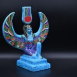 Egyptian Goddess Isis Statue, Gemstone Home Decor Replica - صورة إضافية 2