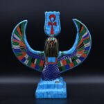 Egyptian Goddess Isis Statue, Gemstone Home Decor Replica - صورة إضافية 8