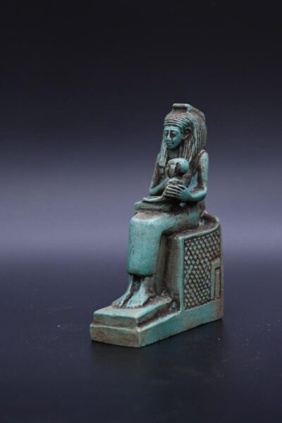 Egyptian Goddess Isis Statue, Stone Replica - صورة إضافية 10