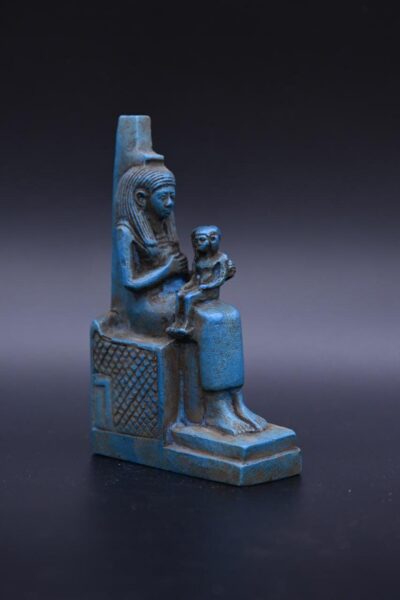 Egyptian Goddess Isis Statue, Stone Replica - صورة إضافية 9