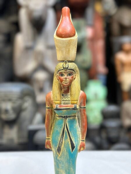 Egyptian Goddess Mut Statue: Ancient Mythology Decor - صورة إضافية 7