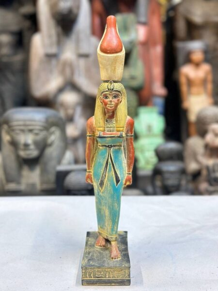 Egyptian Goddess Mut Statue: Ancient Mythology Decor - صورة إضافية 8
