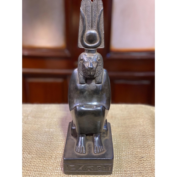 Egyptian Goddess Sekhmet Statue, Altar Decor, Made in Egypt - صورة إضافية 6