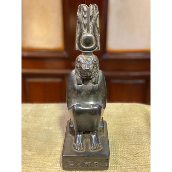 Egyptian Goddess Sekhmet Statue, Altar Decor, Made in Egypt - صورة إضافية 9