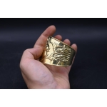 Egyptian Scarab Bracelet: Brass Beetle Amulet, Ancient Mythology Jewelry