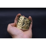 Egyptian Scarab Bracelet: Brass Beetle Amulet, Ancient Mythology Jewelry