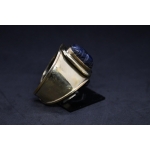Egyptian Scarab Bracelet: Brass & Lapis Lazuli, Ancient Replica