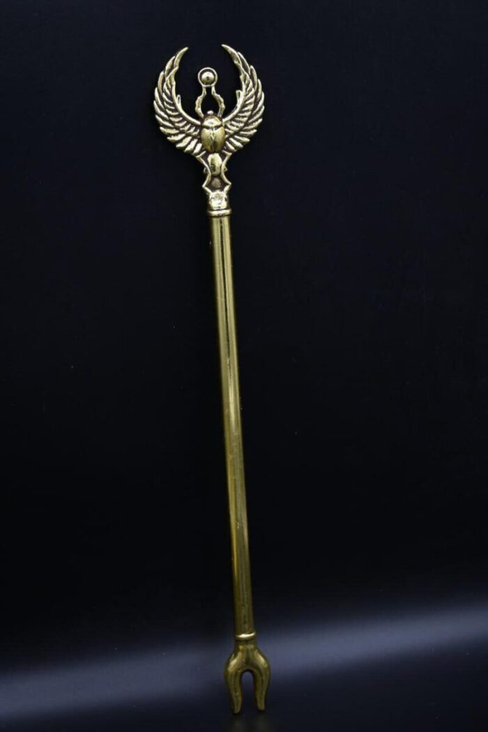 Egyptian Scarab Scepter, Ancient Mythology Power Symbol - صورة إضافية 2