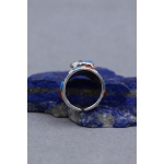 Egyptian Scarab Silver Ring: Handmade Ancient Symbol Ornament