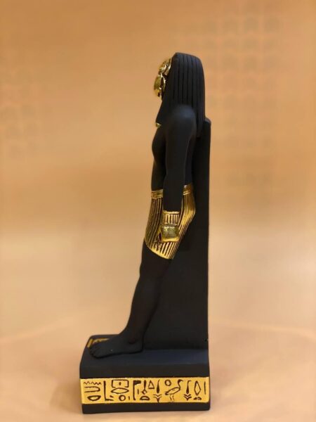 Egyptian Scarab Statue: Human Form Beetle, Replica - صورة إضافية 3