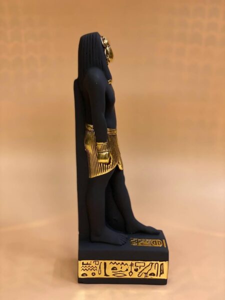 Egyptian Scarab Statue: Human Form Beetle, Replica - صورة إضافية 6