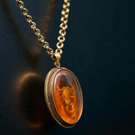 Egyptian Scorpion Amulet: Handcrafted Ancient Pendant Necklace