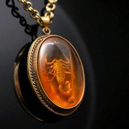 Egyptian Scorpion Amulet: Handcrafted Ancient Pendant Necklace
