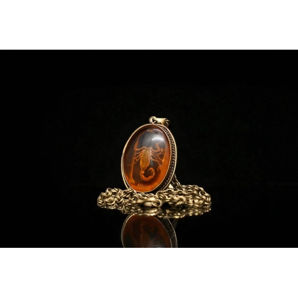 Egyptian Scorpion Amulet: Handcrafted Ancient Pendant Necklace