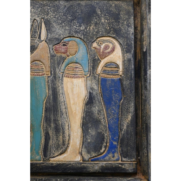 Egyptian Sons of Horus Relief: Ancient Replica - صورة إضافية 4