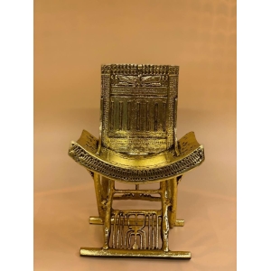 Egyptian Throne of Tutankhamun Replica: Antique Home Decor