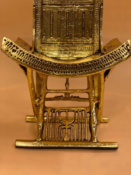 Egyptian Throne of Tutankhamun Replica: Antique Home Decor - صورة إضافية 2
