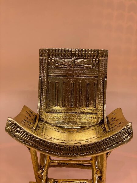 Egyptian Throne of Tutankhamun Replica: Antique Home Decor - صورة إضافية 5
