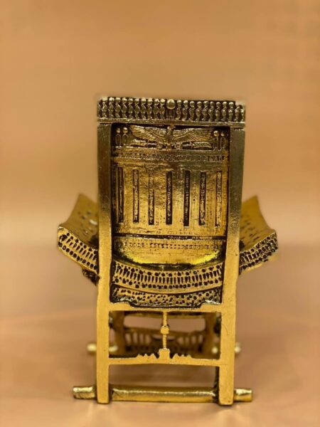 Egyptian Throne of Tutankhamun Replica: Antique Home Decor - صورة إضافية 7