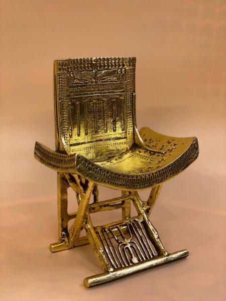 Egyptian Throne of Tutankhamun Replica: Antique Home Decor - صورة إضافية 9