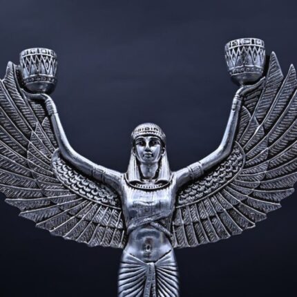 Egyptian Winged Goddess Isis Statue, in Egypt