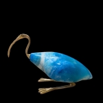 Gemstone Thoth Statue: Egyptian God of Wisdom Ibis Replica