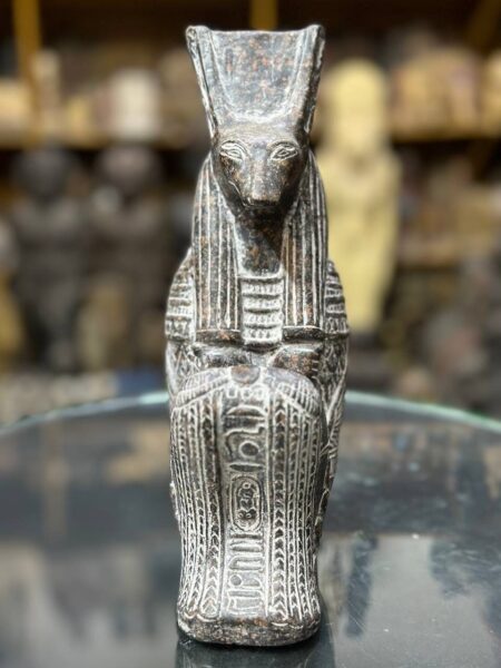 God Seth - Vintage Egyptian Statue God Seth-Egyptian Antique - Replica-Egyptian - صورة إضافية 6