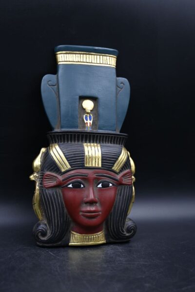 Goddess Hathor Stone Wall Hanging: Egyptian Antique Replica - صورة إضافية 5