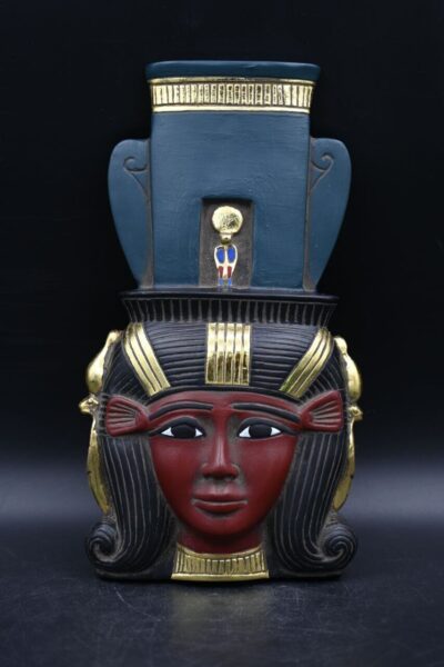 Goddess Hathor Stone Wall Hanging: Egyptian Antique Replica - صورة إضافية 7
