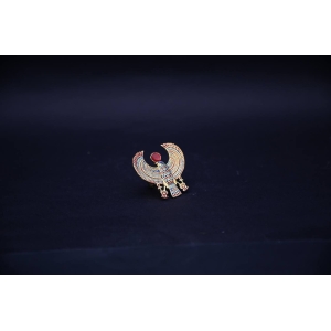 Goddess Nekhbet Ring, Vulture and Sun Disk Ring