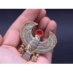 Goddess Nekhbet Ring, Vulture and Sun Disk Ring